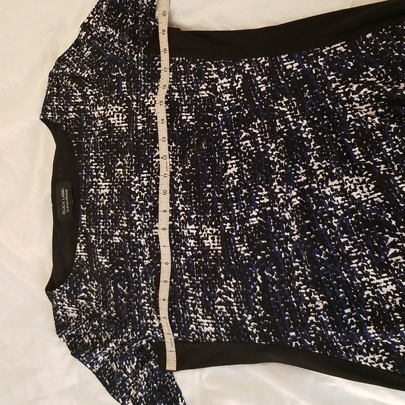 Evan Picone Black & Blue Dress EUC - Picture 4 of 7